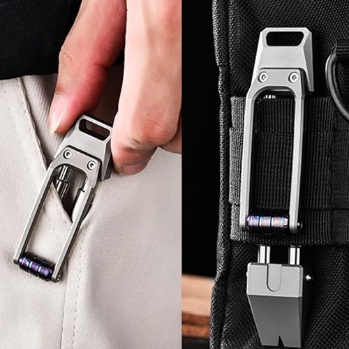 WANERSEN Titanium EDC Pry Bar Emergency Tools (Colored)
