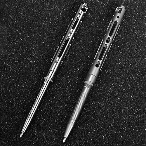 WANERSEN Titanium Tactical Pen with Tungsten Window Breaker