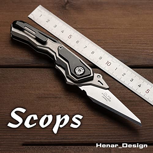 WANERSEN Titanium EDC Knife with Quick Release Design