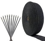 Titanium Exhaust Pipe Heat Shield Tape Wrap