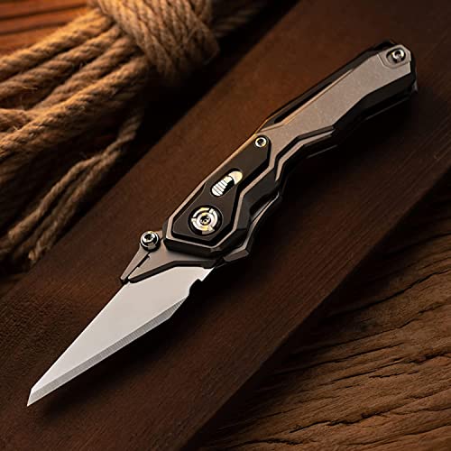 WANERSEN Titanium EDC Knife with Quick Release Design