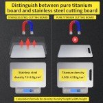 Dual-Sided Titanium Cutting Board for Kitchen Use