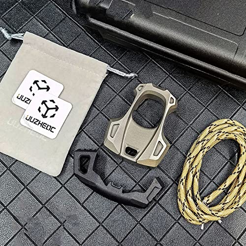 Compact Titanium EDC Multi-Tool Keychain by WANERSEN