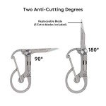 U4 Pro Mini Titanium Keychain Carabiner Clip