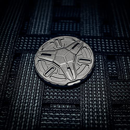 WANERSEN Titanium EDC Camping Backpack Badge Accessory