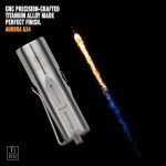 Aurora A24 Titanium 600 Lumens EDC Flashlight