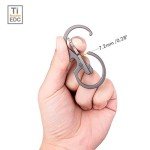 RovyVon U8 Titanium Keychain Carabiner Multi-Tool