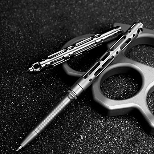 WANERSEN Titanium Tactical Pen with Tungsten Window Breaker
