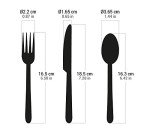 Keith Titanium Ti5310 3-Piece Cutlery Set