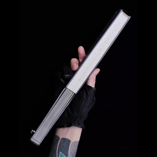 WANERSEN 7.87" Titanium Chinese Style EDC Kung Fu Fan