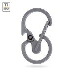 RovyVon U8 Titanium Keychain Carabiner Tool