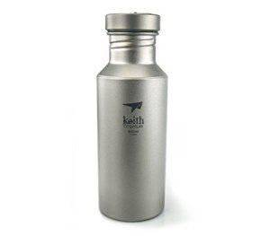 Keith Titanium 18.6 oz Plastic-Free Sport Bottle