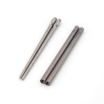 Portable Titanium Chopsticks with Carry Bag - Grey