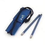 Portable Titanium Chopsticks with Carry Bag - Grey