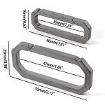Titanium Carabiner Clip Keychain Tool Set (2 Pack)