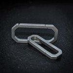 Titanium Carabiner Clip Keychain Tool Set (2 Pack)