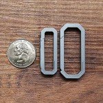 Titanium Carabiner Clip Keychain Tool Set (2 Pack)