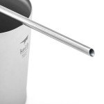 Keith Titanium Ti3701 Bent Straw Set with Brush
