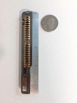 Portable Titanium EDC Ruler and Fidget Tool