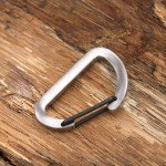 Titanium TC4 Key Carabiner Snap Hook EDC Tool