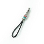 RovyVon Firefly Pro Titanium Lanyard Bead - Blue/Red