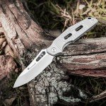 HX OUTDOORS Titanium Folding Pocket Knife EDC