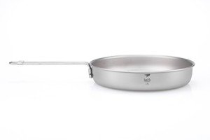 Keith Titanium Ti6034 Fry Pan with Folding Handle