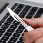 Titaner Titanium Pocket Scalpel Knife - Dragonfly Design