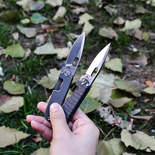 Blue WANERSEN Titanium Folding Pocket Knives