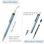 Titaner Blue Titanium EDC Ballpoint Pocket Pen