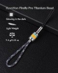 RovyVon Ti Firefly Pro EDC Titanium Bead Pendant