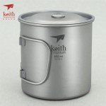 Keith Titanium 22oz Single-Wall Mug with Lid