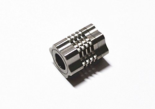 Titanium EDC Necklace Bead Stopper, Style 3