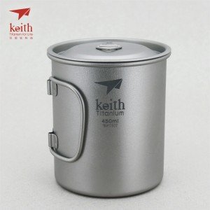 Keith Titanium Ti3204 15.2 oz Single Wall Mug