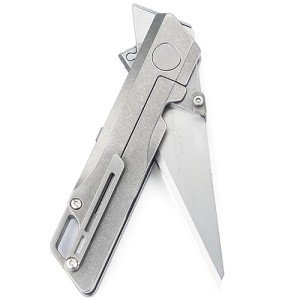 TITANER Raven Titanium Folding Pocket Utility Knife