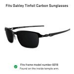 Titanium Mirrored Replacement Lenses for Oakley Tinfoil