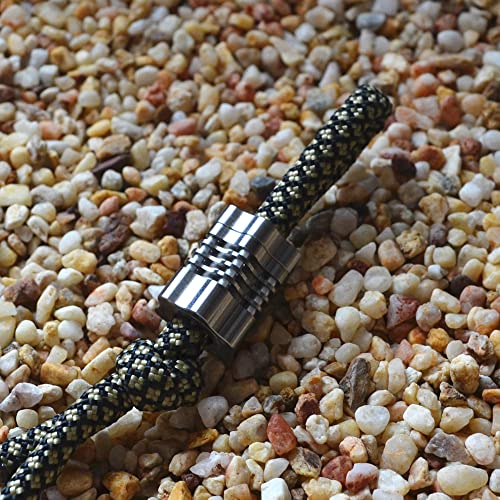 Titanium EDC Necklace Bead Stopper, Style 3