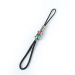 RovyVon Firefly Pro Titanium Bead Lanyard - Blue/Red