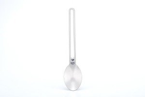 Keith Titanium Ti5315 Folding Spoon with Pouch