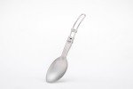 Keith Titanium Ti5315 Folding Spoon with Pouch