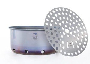 Keith Titanium Ti2205 Compact Grill for Adventures