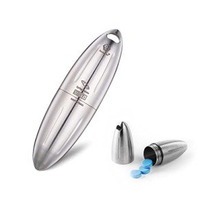 RovyVon U7 Titanium Mini Pill Holder Keychain