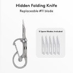 RovyVon U4 Pro Plus Titanium Keychain Set