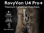 RovyVon U4 Pro Plus Titanium Keychain Set