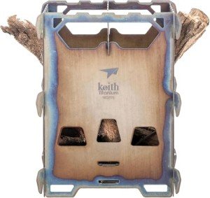 Keith Titanium Ti2201 Backpacking Wood Stove with Sack