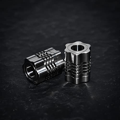 Titanium EDC Necklace Bead Stopper, Style 3