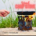 Keith Titanium Ti2201 Backpacking Wood Stove with Sack