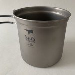 Keith Titanium Camping Cookware Set - 400ml to 1.2L