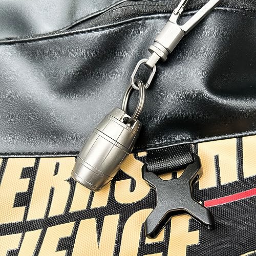 Titanium Waterproof Pill Container for Outdoor Survival Gear