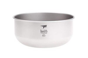 KEITH Titanium Ti8701 Ultralight Salad Bowl 60.9 oz